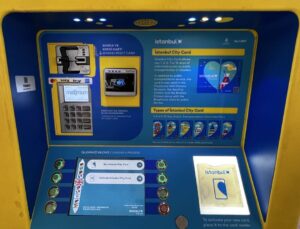 Билетматик для покупки Istanbul City Card