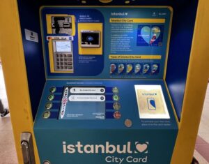 Билетматик для покупки Istanbul City Card