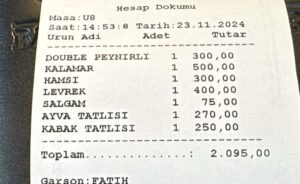 Цены на еду в Стамбуле